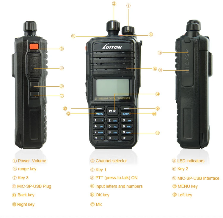 Dg-Td501 Dmr Digital Radio