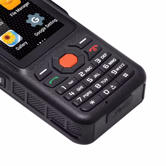 Inrico 4G Lte Pantalla de visualización de 2,4 pulgadas Android 7.0 Poc Radio T368