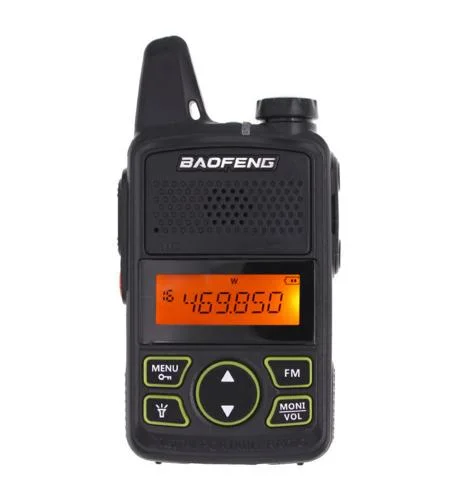 Venta caliente Walkie Talkie de bolsillo UHF Batería de gran capacidad Radio móvil Baofeng T1