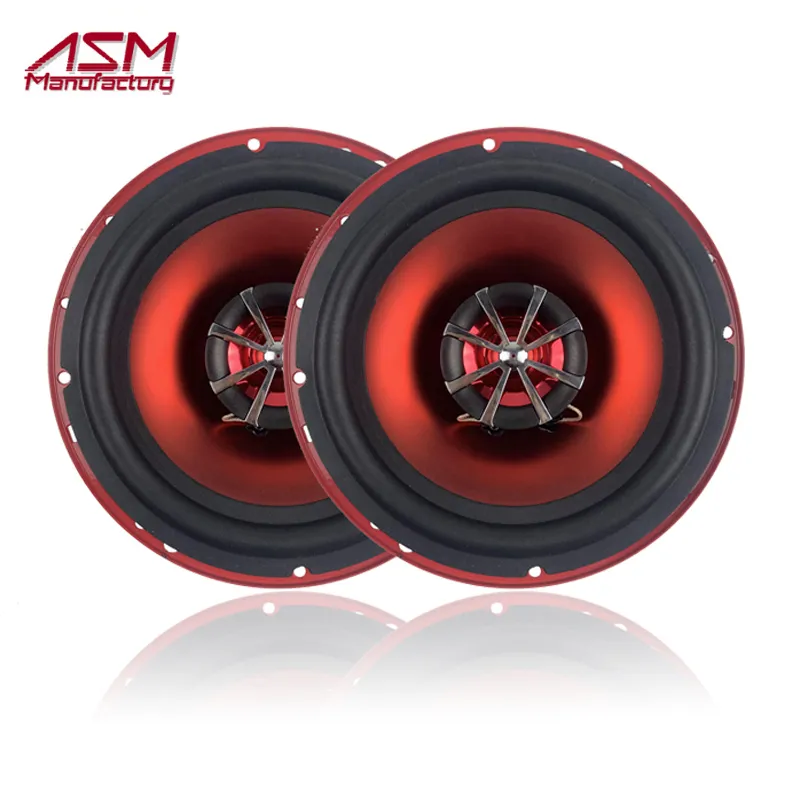 Precio de fábrica OEM 4 pulgadas 5.25 pulgadas 6.5 pulgadas 6 * 9 pulgadas Altavoz coaxial / 6.5 pulgadas 120 W 2 vías Potente electrochapa coaxial Altavoz de cono de plástico Altavoz de audio para automóvil