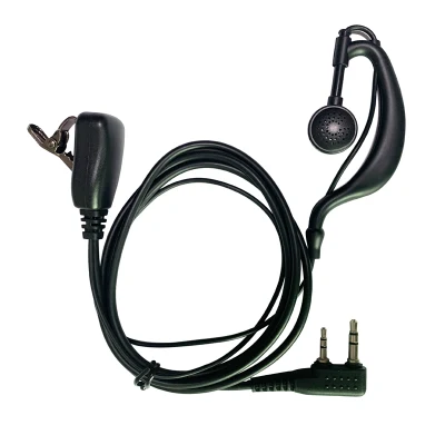 Baofeng Ear Hanger Walkie Talkie Auricular Auricular para radio bidireccional con Ptt