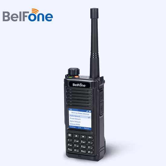 Belfone Poc+Dmr Radio bidireccional portátil híbrida multimodo (BF-TP800)