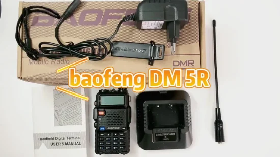 Barato UHF VHF Dmr Transceptor Baofeng Dm-5r Radios digitales