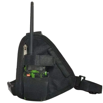 Bolsa barata en el pecho, bolsa frontal, funda de transporte para Baofeng Tyt Moto Walkie Talkie, Radio bidireccional