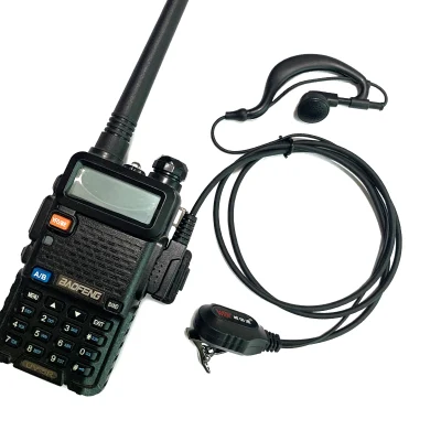 Walkie Talkie Tipo K Auricular Auricular de radio bidireccional Auricular universal de alto grado