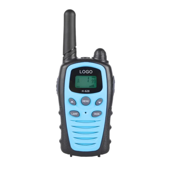 Mini Radio colorida H-628 1W / 0.5W 400-470MHz 99 Sub-Códigos Niños Walkie Talkie Juguetes educativos Juguetes de control remoto Juguetes para bebés UHF Dos radios con CE FCC