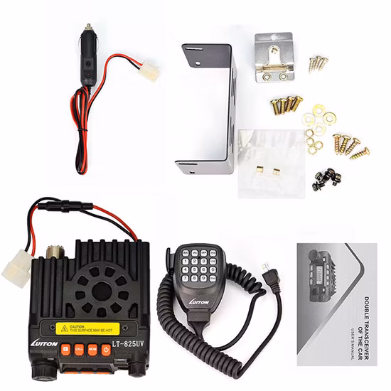 Mini radio móvil de doble banda con doble pantalla y modo de espera doble Lt-825UV